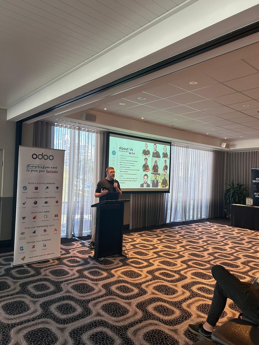 CROFTiPtyLtd's tweet image. 📸 A Few More Snippets from the Odoo Roadshow! 📸

#Odoo #OdooRoadshow #BusinessAutomation #CROFTI #Innovation #BusinessGrowth