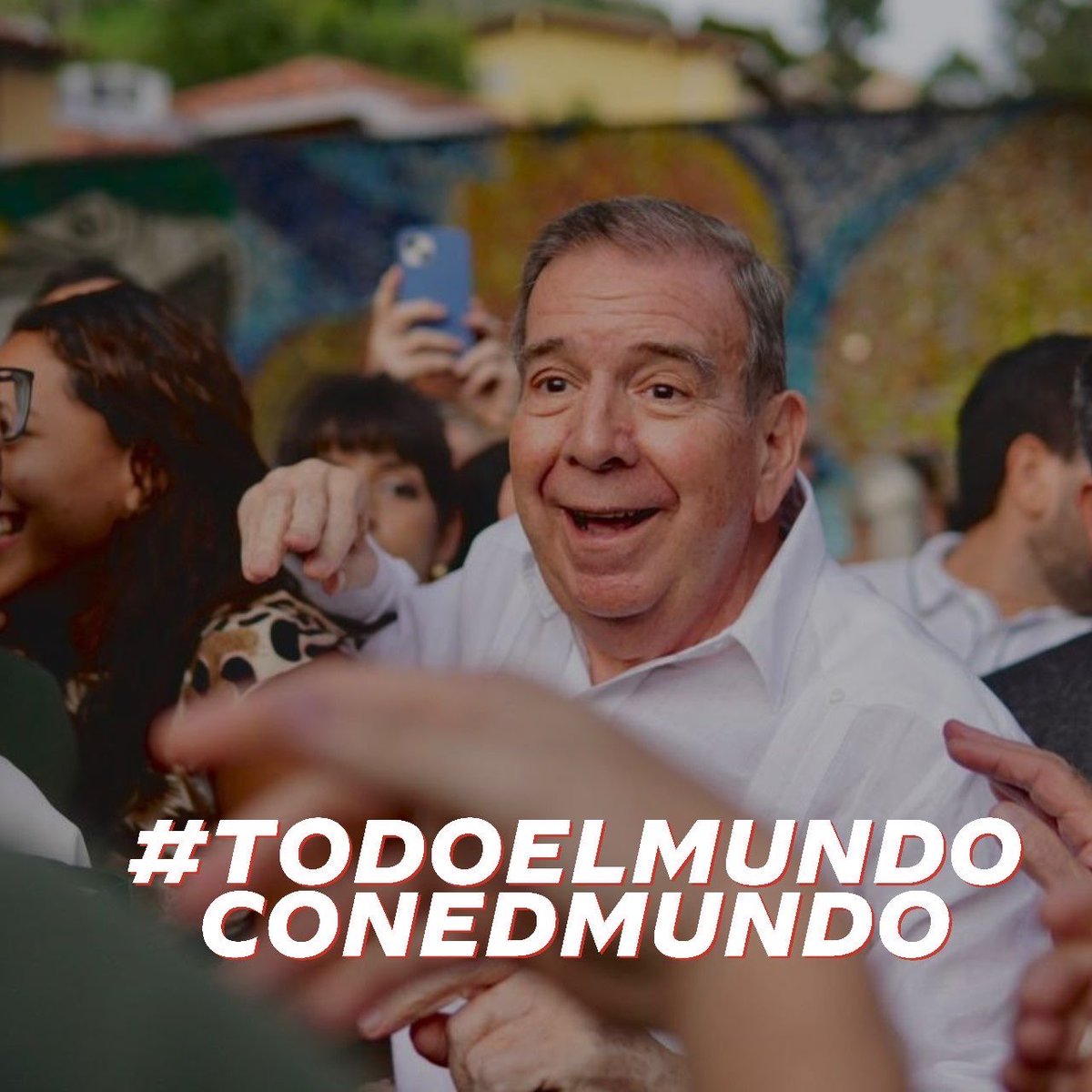 VoluntadPopular's tweet photo. Presidente electo, @EdmundoGU.

Estamos con usted 💪🏻

#TodoElMundoConEdmundo https://t.co/x9EX5XAR0i