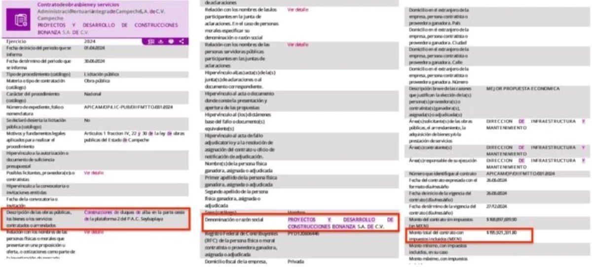 tribunacampeche's tweet image. DA #APICAM OBRA DE 195 MDP A EMPRESA VERACRUZANA; ¡#LAYDA SIGUE MARGINANDO A CAMPECHANOS!
Nota completa: lc.cx/EYGs8O