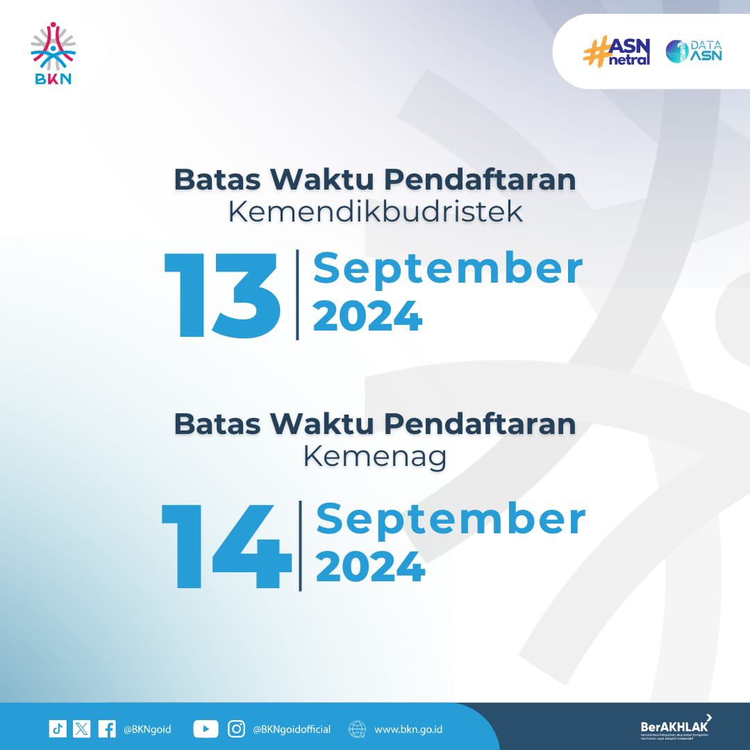 #SatuDataASN tweet media