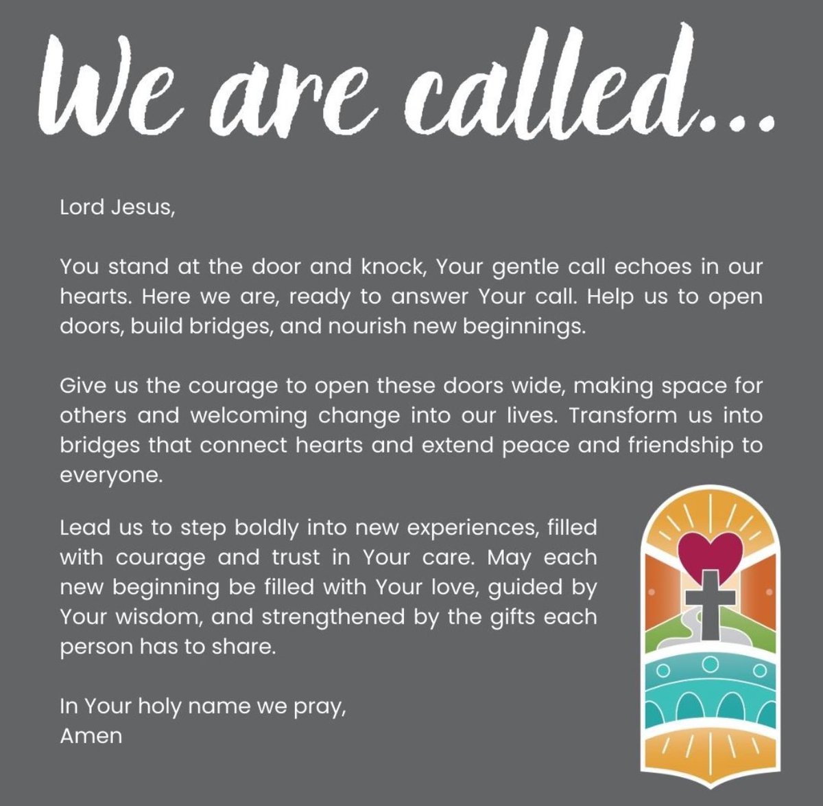 🙏 Embracing new beginnings with open hearts and open doors. As we answer His call, may we build bridges of peace and friendship, welcoming change and new experiences with courage and trust. Let's journey together, guided by love and wisdom. #ocsbRE #ocsbFaith #ocsbFirstDay
