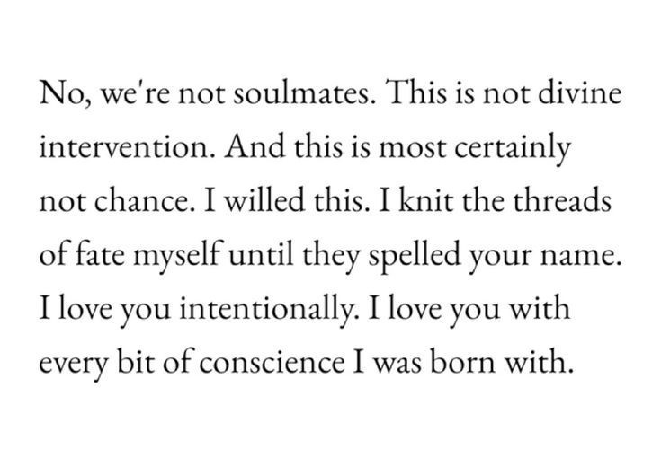I love soulmates but also this...