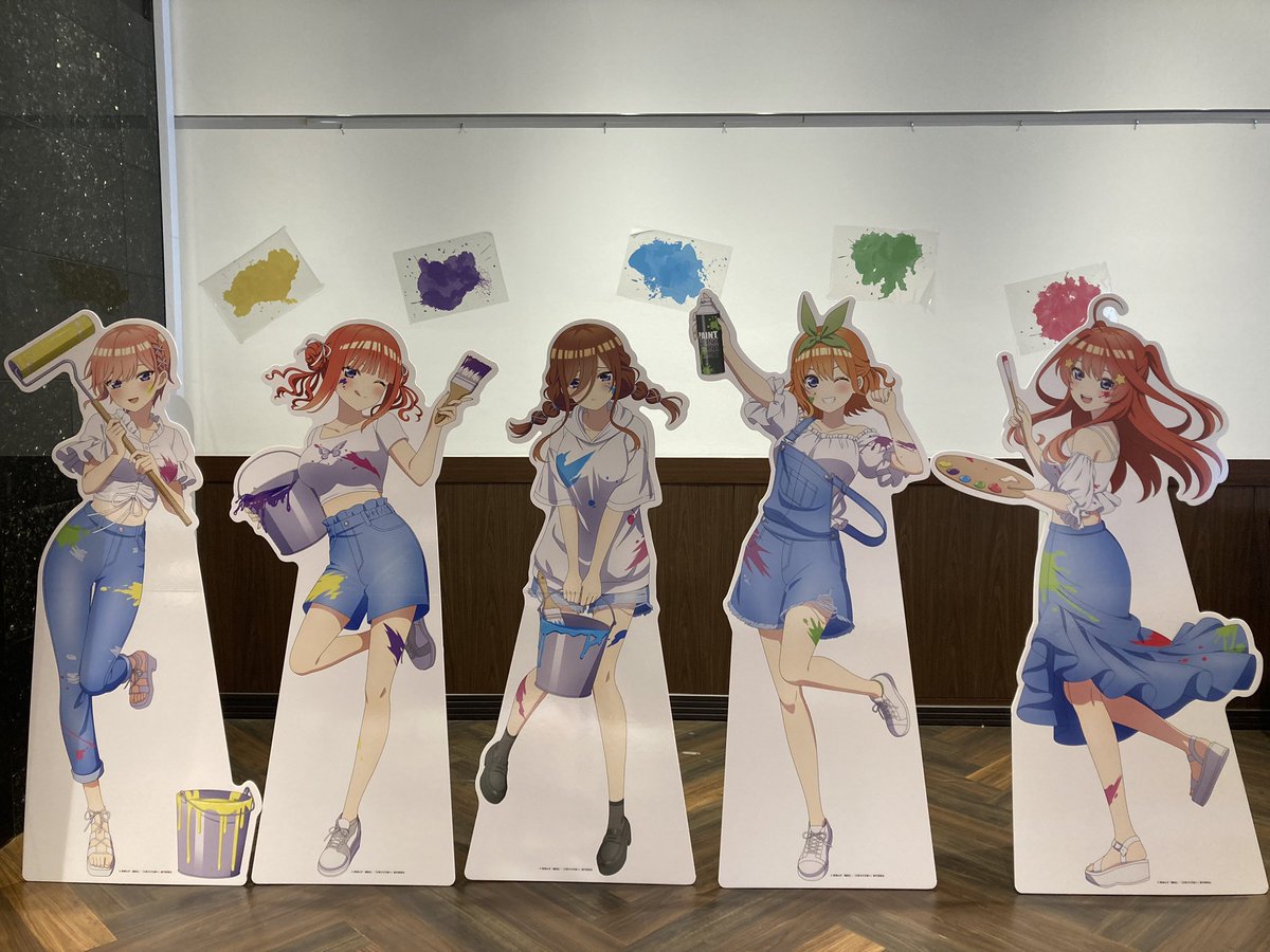 TVスペシャルアニメ『五等分の花嫁＊』Painter Cafe ＼ 本日から下記3