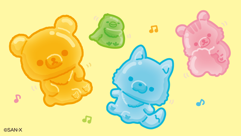 今日は #グミの日 ✨ はちみつの森のお友達グミをどうぞ♪