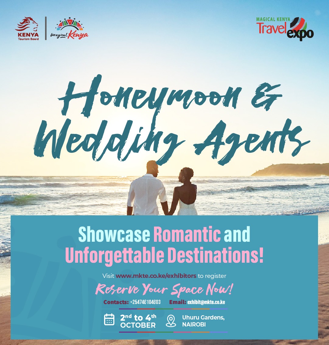 MKTravelExpo's tweet photo. Are you a wedding fairy? Do you pride yourself in making brides and grooms dreams come true? #magicalkenya travel expo is the place to showcase your expertise! Register: https://t.co/1ZMQ4GpgYc
 #TravelExpo #RomanticGetaways #Exhibitors #welcomehome #exploreconnectcelebrate https://t.co/9BcIqGYBmq