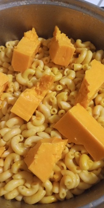 First time cooking macaroni and cheese. I didn't follow ANY of the 7 or 8 different directions I received<a href="/tag/geechieastf"class="tags"><span>#geechieastf</span></a>