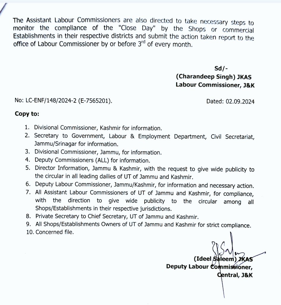 Assistant Labour Commissioner Bandipora tweet media