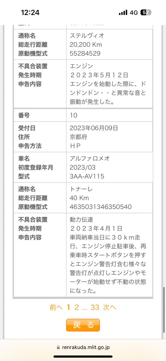 jiro__taro's tweet image. 車が壊れた時はアルファロメオの不具合集を見ると精神が少し楽になるからオススメ