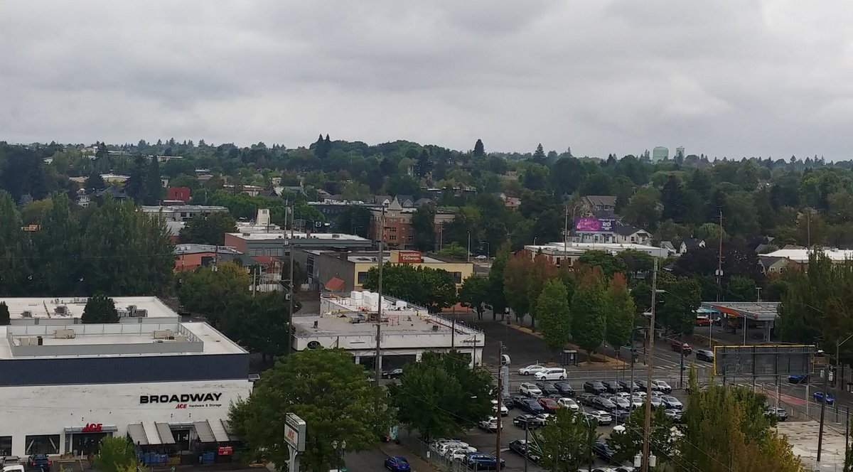 A beautiful view of Portland