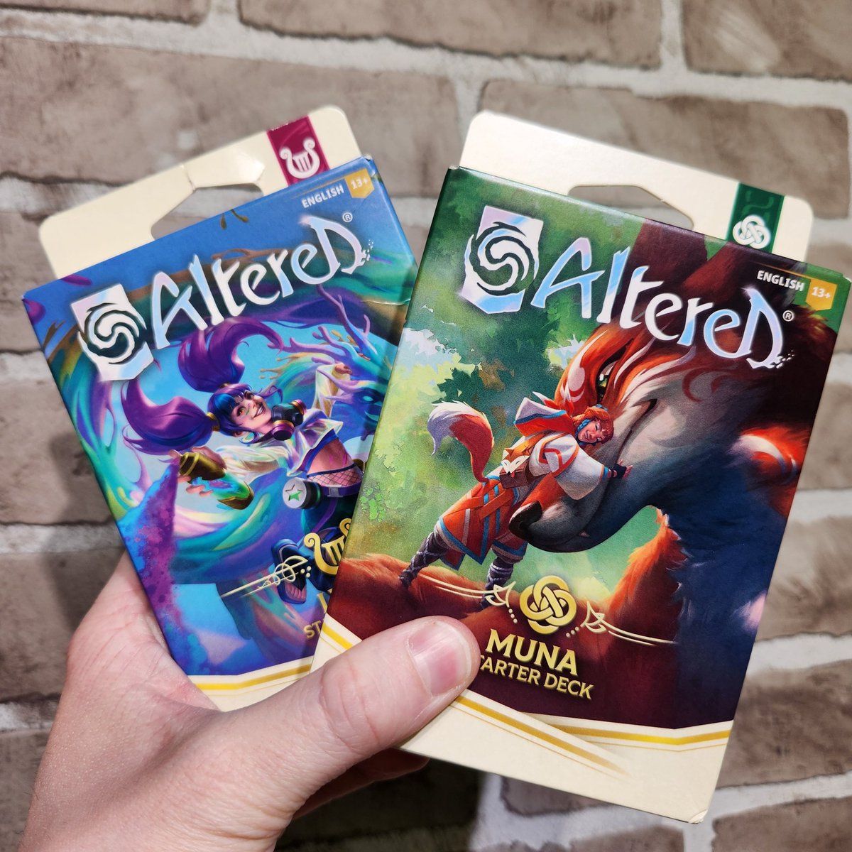 WIN this pair of <a href="/Altered_TCG/">Altered TCG</a> decks!

Want to give Altered a try? I have too many, so I'm going to ship off a pair of starters to one lucky person! 🌳🎲

To enter: 
1. Follow <a href="/MaindeckGames/">Maindeck Dan</a>
2.  🔄 RT this!

Shipping internationally. Winner will be announced Monday, 9/9!