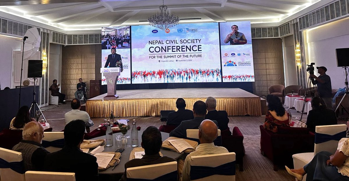 #CivilSocietyOrganizations Conference for #SOTF
Together, we will address key issues of peace, security, sustainable development, &amp; social justice. 
Through an inclusive dialogue, we aim to foster better international cooperation for #peace and #SustainableDevelopment.
