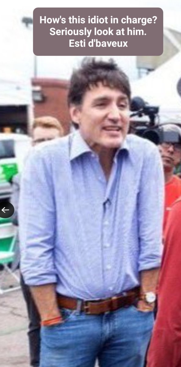 St34dyFr3ddy's tweet image. Lol! @JustinTrudeau 's a loser amongst other things like being a traitor, a clown, a criminal, a murderer, a #WEFpuppet, a tyrant, a groaper, a failure, a disgrace,  
...What else? 
Really thought, what a doofus!
Canada deserves much better.
#TrudeauMustGo 
#TrudeauForTreason