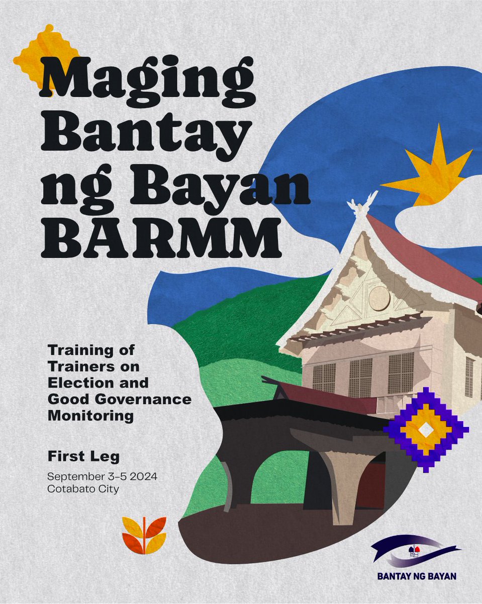 Ngayong araw, malugod na tinatanggap ng NAMFREL ang mga kalahok at panauhin nito sa first leg ng "Maging Bantay ng Bayan: A NAMFREL Training on Election and Good Governance Monitoring in BARMM" sa Pagana Kutawato, Cotabato City. 

#NAMFREL #MagingBantayngBayan #NAMFREL40 #BARMM