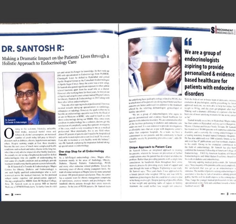 Santosh (@dr_rsantosh) on Twitter photo Happy to be featured in <a href="/SiliconindiaMag/">SiliconIndia</a> as one of the top 10 influential endocrinologists. Thanks to <a href="/magnaCODE/">MagnaCODE</a> <a href="/dr_sivaranjani/">Dr.Sivaranjini</a> <a href="/Endoananth/">Anantharaman R MBBS,MD, DM(endo)๐ฎ๐ณ๐จโโ๏ธโ</a> <a href="/drsundar_endo/">Dr Shanmugasundar</a> <a href="/idrlakshmi/">Dr Lakshmi Nagendra MD,DM (ENDO)</a> <a href="/prudraj/">Dr Prudwiraj</a> <a href="/sencrazy86/">Senthilkumar ๐น</a> <a href="/hariendo/">KVS Hari Kumar</a> . Congratulations to <a href="/omlakhani/">Dr. Om Lakhani, MD, DNB (ENDO)</a> who features in the same list! Happy to be featured in <a href="/SiliconindiaMag/">SiliconIndia</a> as one of the top 10 influential endocrinologists. Thanks to <a href="/magnaCODE/">MagnaCODE</a> <a href="/dr_sivaranjani/">Dr.Sivaranjini</a> <a href="/Endoananth/">Anantharaman R MBBS,MD, DM(endo)๐ฎ๐ณ๐จโโ๏ธโ</a> <a href="/drsundar_endo/">Dr Shanmugasundar</a> <a href="/idrlakshmi/">Dr Lakshmi Nagendra MD,DM (ENDO)</a> <a href="/prudraj/">Dr Prudwiraj</a> <a href="/sencrazy86/">Senthilkumar ๐น</a> <a href="/hariendo/">KVS Hari Kumar</a> . Congratulations to <a href="/omlakhani/">Dr. Om Lakhani, MD, DNB (ENDO)</a> who features in the same list!
