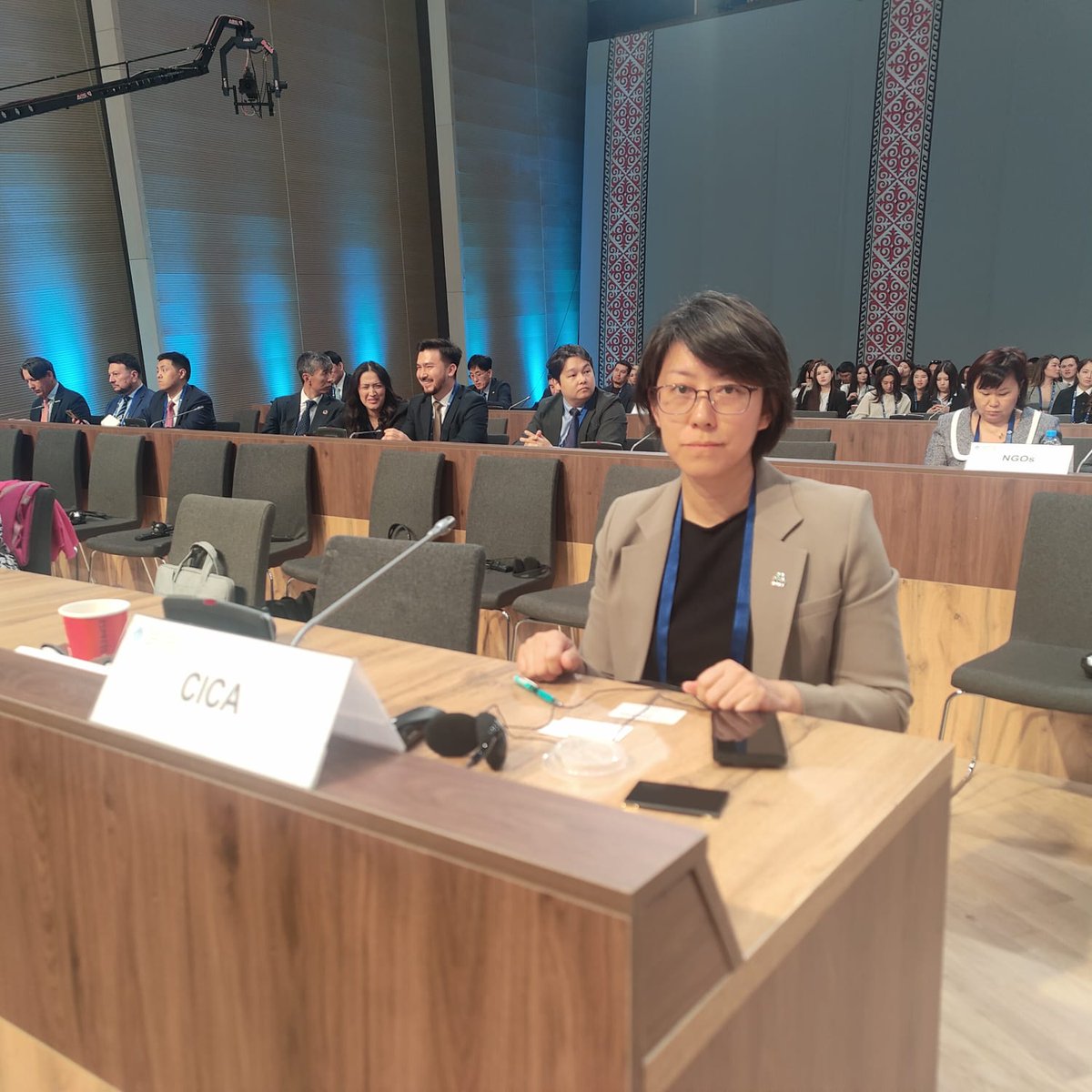 CicaSecretariat's tweet image. #CICA Deputy Secretary General Zhang Ling takes part in the Asia-Pacific Ministerial Conference on Digital Inclusion and Transformation #Digital4Dev

#ESCAP #Kazakhstan