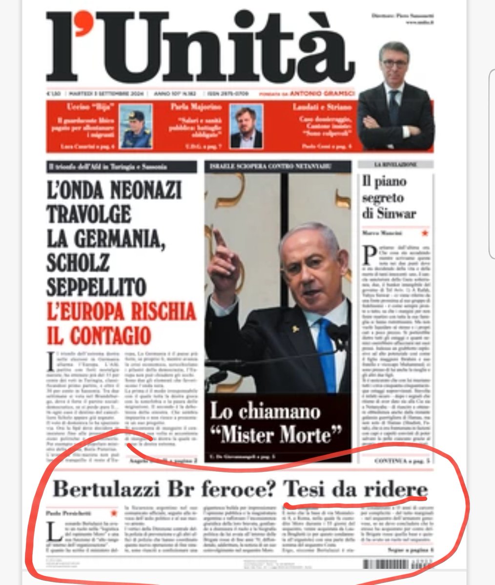 Simona45104788's tweet photo. Non c'è niente da fare: sono e resteranno sempre dei poveti, poverini, poveracci #comunisti. 🤮🤬 @SansonettiUnita, chi scrive l'articolo, tal #Persichetti, è quello condannato per appartenenza alle #BR o quello della barzelletta? Veramente non vi vergognate? 🤮 https://t.co/aKegiN1BWE