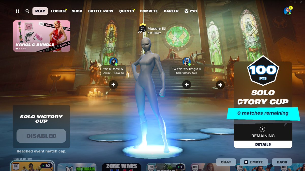 (+100$) died to cheater in last game