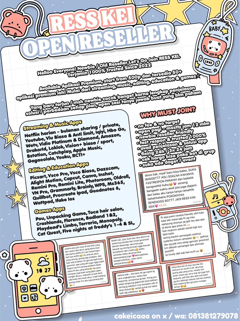 unicverd's tweet image. #zonauang ♡₊˚ 🦢 Aku bawa FH yg fast resp &amp;amp; fast fixing🤩 @cakeicaaa super duper baik 😩🖤 Suka adain daget, slalu update støk &amp;amp; ngabarin ramah pol 💕 Ridi lengkap! No target &amp;amp; no fee ‼️ Join intip pl ke wa.me/6281381279078