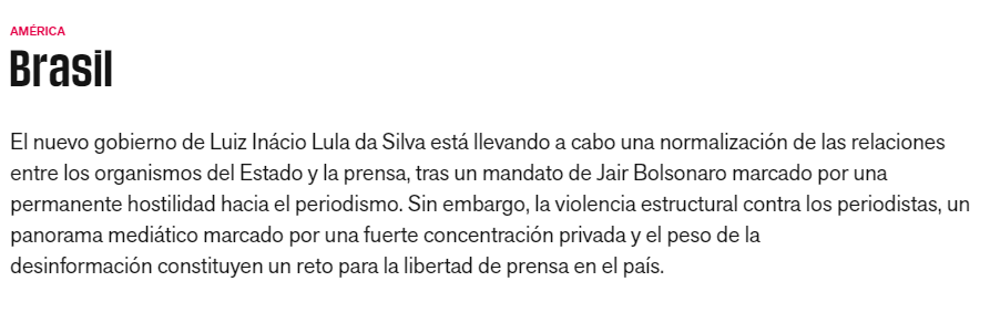 tipitoenojado's tweet photo. Para "Reporteros sin fronteras" Argentina es un lugar hostil para la libertad de expresión porque Milei le responde a los periodistas. No los sanciona, no los mete presos, solo les responde.

En cambio Brasil, para "reporteros sin fronteras", es un país mas libre desde que volvió Lula al poder. El mismo Lula que prohibió twitter y multa a los ciudadanos que usen VPN. ¿Y por que prohibió twitter? Porque quería bloquear cuentas que no le gustaban y Elon Musk le dijo que no.

Todas las organizaciones internacionales de libertad de expresión o derechos humanos son una pija, no importa cuando leas esto.