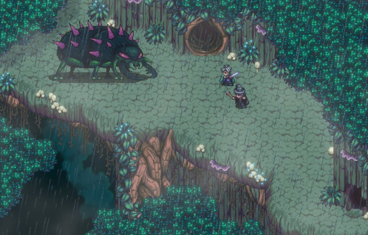 -Seed of Nostalgia-

Face fearsome fully-animated boss encounters in this new #pixelart #JRPG inspired by the 16 and 32bit golden era! 

Wishlist here: bit.ly/34p1Cyz

#indiegame #IndieGameDev #RPGツクール #RPG #SNES #Steam #gaming #game #gamedev @SelieltheShaper #INDIE