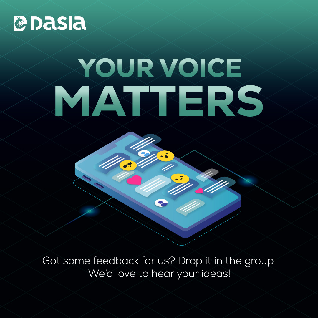 We are all ears. Tell us what you think of the project, or let us know of any ways that will help us improve! Join the community and let’s talk!

Official accounts:
linktr.ee/dasiaofficial

#DASIAProject #Blockchain #AI #DigitalAdvertising #Innovation #DataSecurity