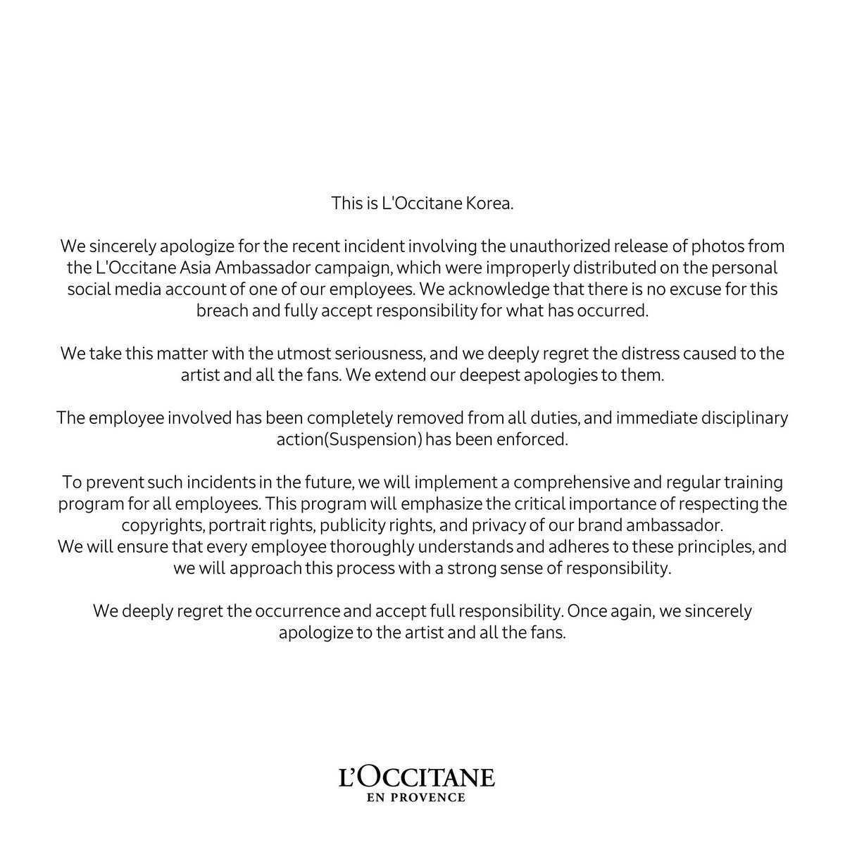 L'OCCITANE KOREA (@loccitane_korea) on Twitter photo 