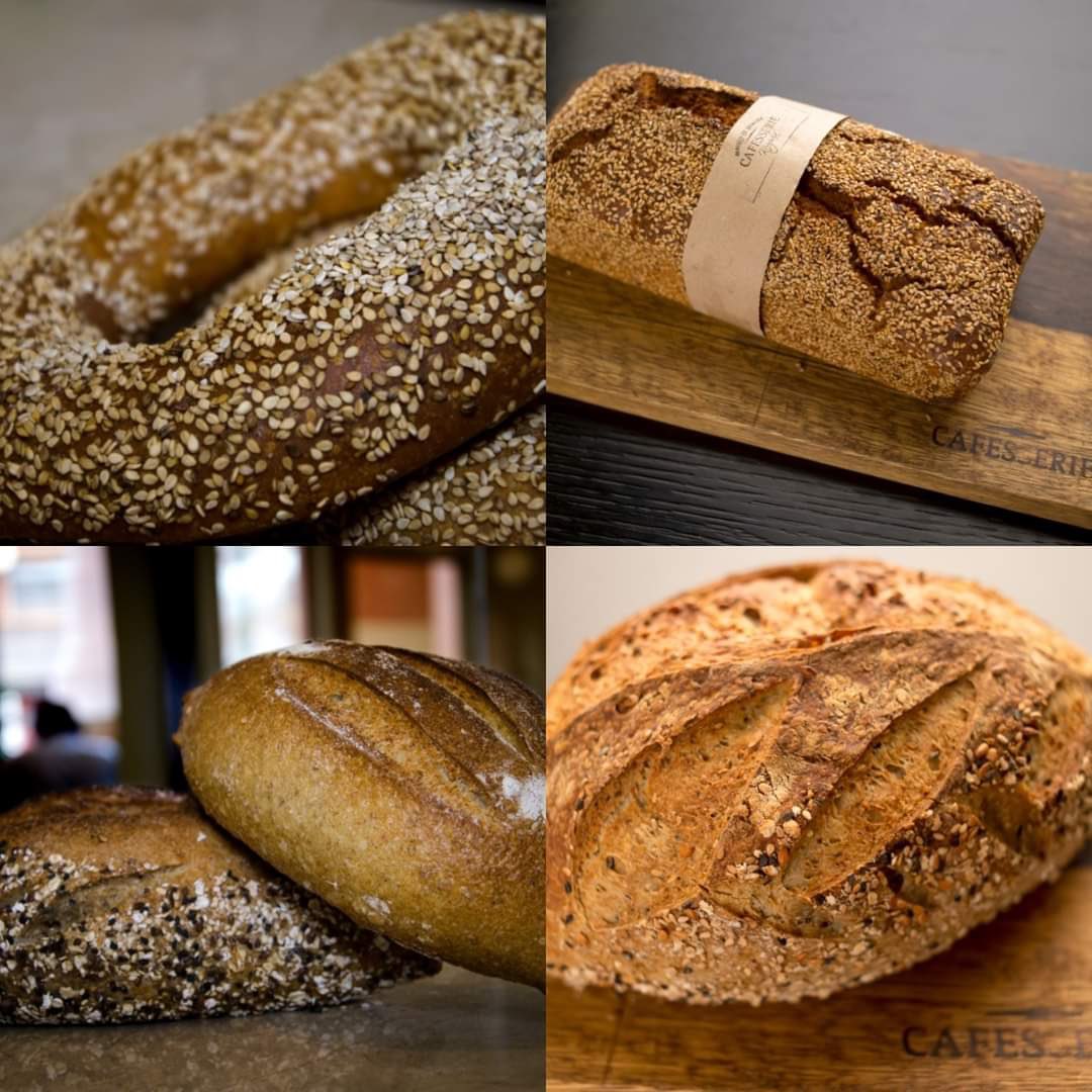 "Our freshly baked bread brings the authentic flavors of our café straight to your table. Warm, crusty, and made with love—come savor the difference today! 🥖❤️ #FreshFromTheOven #ItalianCafe #FrenchBakery"