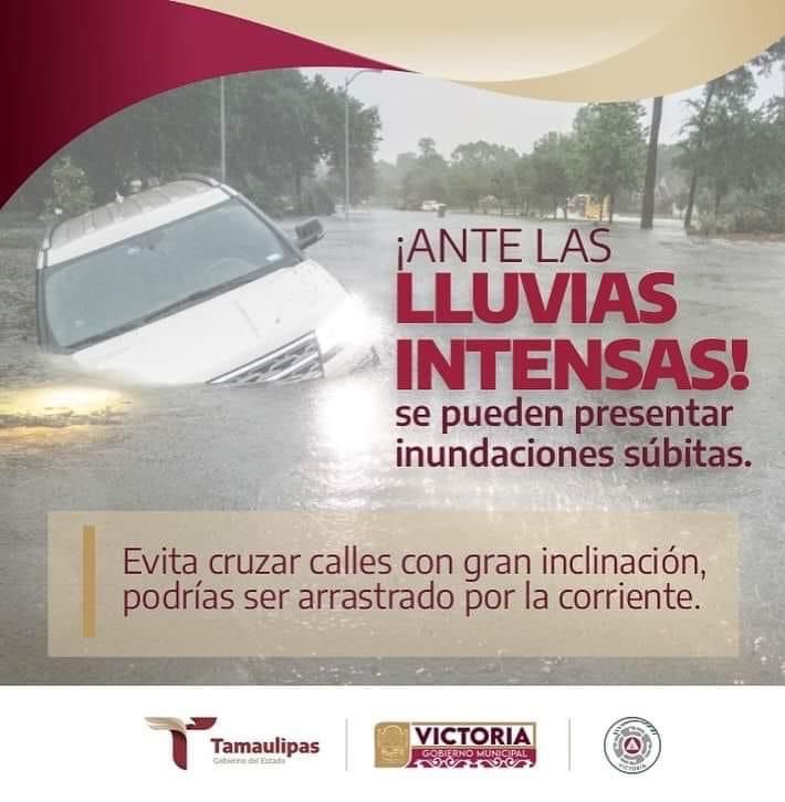 hresendezs's tweet photo. Estén atentos a las recomendaciones de @PCTamaulipas y Protección Civil @Gob_Victoria. https://t.co/NKXKb383T4