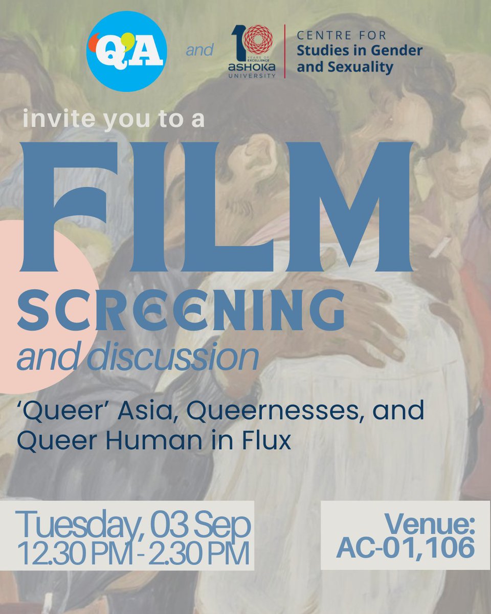 queerasia (@thequeerasia) on Twitter photo 'Queer' Asia, Queernesses, and Queer Human in Flux in Delhi, India with <a href="/CSGS_Ashoka/">CSGS - Ashoka University</a> with our newest member <a href="/roshanjohri_/">Roshan Johri</a> and our co-founder <a href="/JDanielLuther/">J. Daniel Luther</a> today! If you're near Ashoka University, please come! #QueerAsia 'Queer' Asia, Queernesses, and Queer Human in Flux in Delhi, India with <a href="/CSGS_Ashoka/">CSGS - Ashoka University</a> with our newest member <a href="/roshanjohri_/">Roshan Johri</a> and our co-founder <a href="/JDanielLuther/">J. Daniel Luther</a> today! If you're near Ashoka University, please come! #QueerAsia
