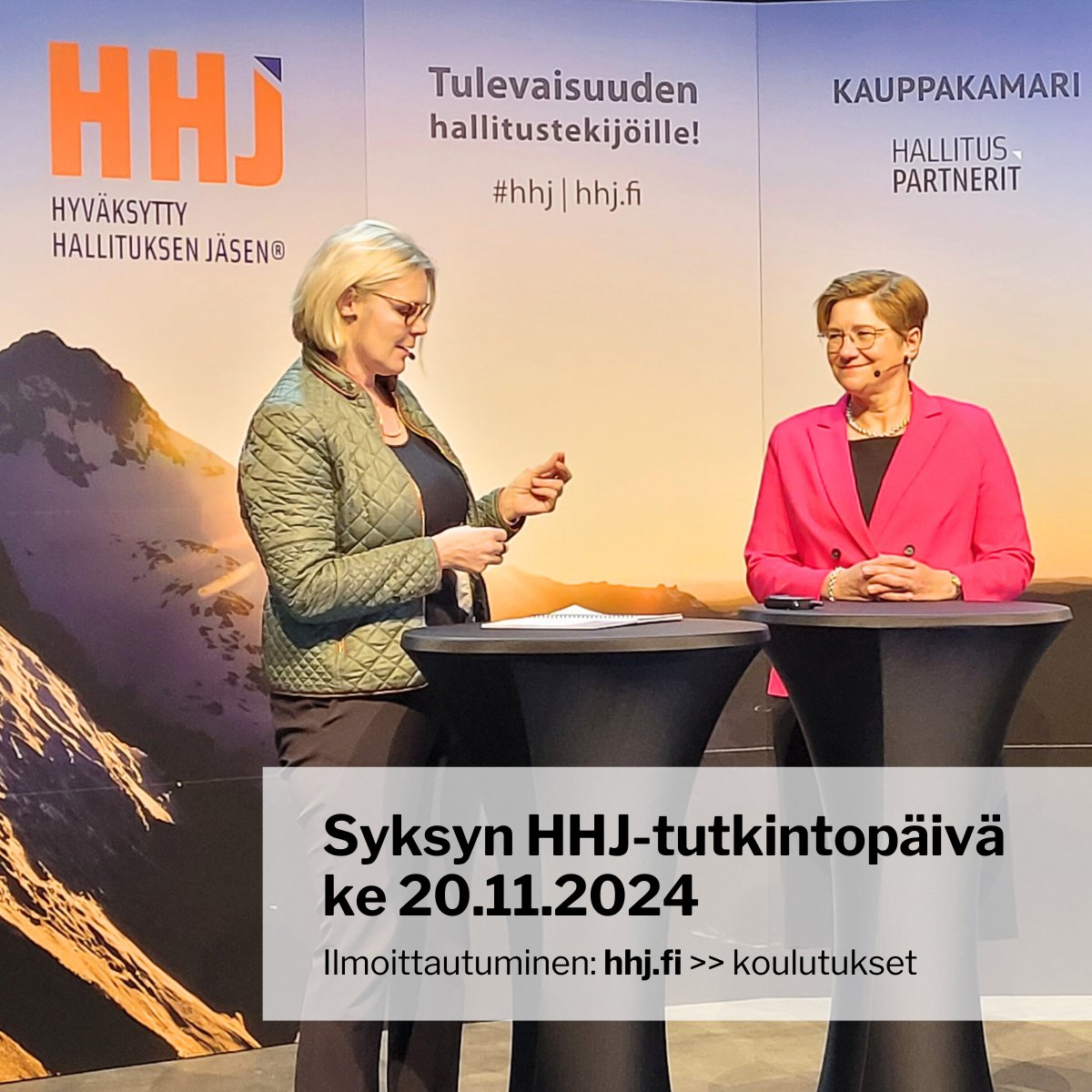 HHJ_fi's tweet photo. Hei HHJ-kurssin suorittanut! Vielä ehdit ilmoittautua mukaan syksyn HHJ-tutkintoon, ilmoittautuminen on auki 12.9. saakka! Syksyn #HHJ-tutkintopäivä järjestetään keskiviikkona 20.11. Pääset ilmoittautumaan tästä: https://t.co/ddEQCvhbgr
#hhjtutkinto #oppimiskokemus #hallitustyö https://t.co/joxYua2KZy