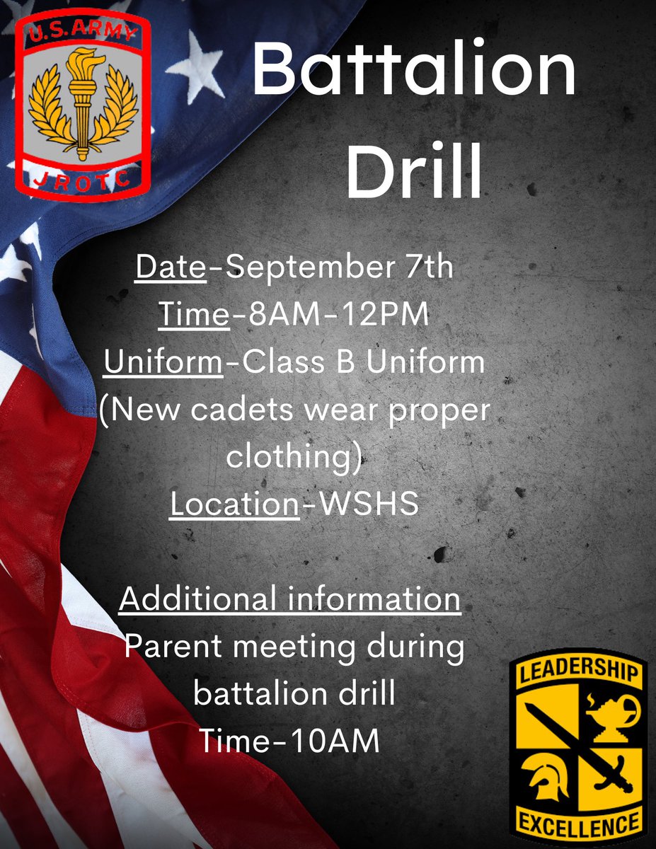 WSHS AJROTC tweet media