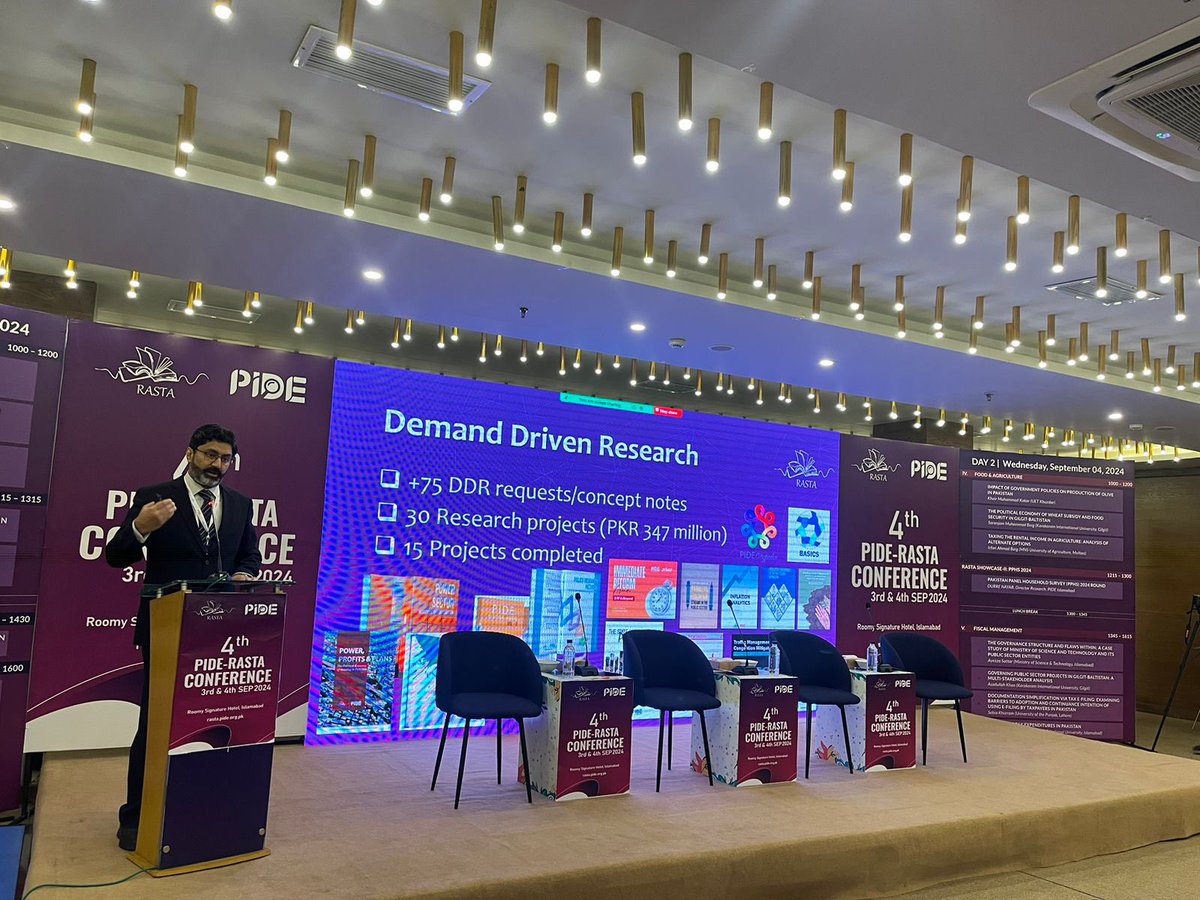 Sir <a href="/FaheemJehangir/">𝔉𝔞𝔥𝔢𝔢𝔪 𝔍𝔢𝔥𝔞𝔫𝔤𝔦𝔯</a> has kicked off the inaugural session by presenting the #RASTA Progress Report. His insights and detailed overview of <a href="/RASTA_PIDE/">RASTA PIDE</a> have set the stage for what promises to be an enriching and productive conference. 

Join us online now: us06web.zoom.us/j/83525652927?…