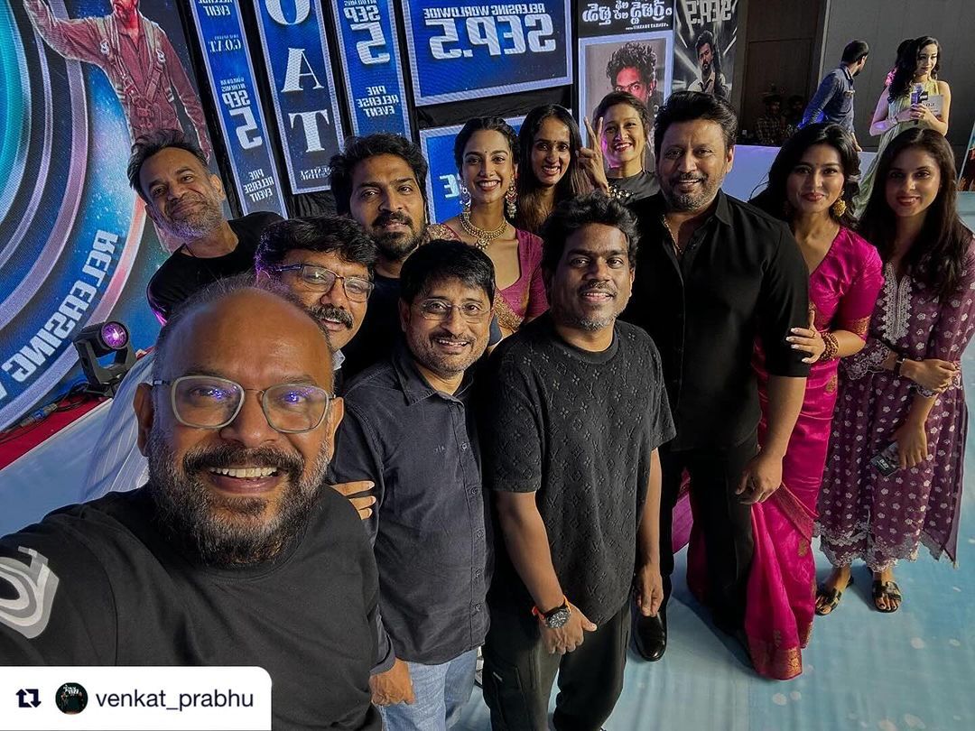 Prashanth (@actorprashanth) on Twitter photo Hello world 😍
We will be seeing you in the theaters from Sep 5th.
<a href="/actorvijay/">Vijay</a> brother
<a href="/vp_offl/">venkat prabhu</a>
#TheGreatestOfAllTime
#ThalapathyIsTheGOAT
#KalpathiSAghoram
#KalpathiSGanesh
#KalpathiSSuresh <a href="/Ags_production/">AGS Entertainment</a>
<a href="/archanakalpathi/">Archana Kalpathi</a> <a href="/aishkalpathi/">Aishwarya Kalpathi</a>
<a href="/PDdancing/">Prabhudheva</a> <a href="/dhilipaction/">Dhilip Subbarayan</a> #Mohan Hello world 😍
We will be seeing you in the theaters from Sep 5th.
<a href="/actorvijay/">Vijay</a> brother
<a href="/vp_offl/">venkat prabhu</a>
#TheGreatestOfAllTime
#ThalapathyIsTheGOAT
#KalpathiSAghoram
#KalpathiSGanesh
#KalpathiSSuresh <a href="/Ags_production/">AGS Entertainment</a>
<a href="/archanakalpathi/">Archana Kalpathi</a> <a href="/aishkalpathi/">Aishwarya Kalpathi</a>
<a href="/PDdancing/">Prabhudheva</a> <a href="/dhilipaction/">Dhilip Subbarayan</a> #Mohan