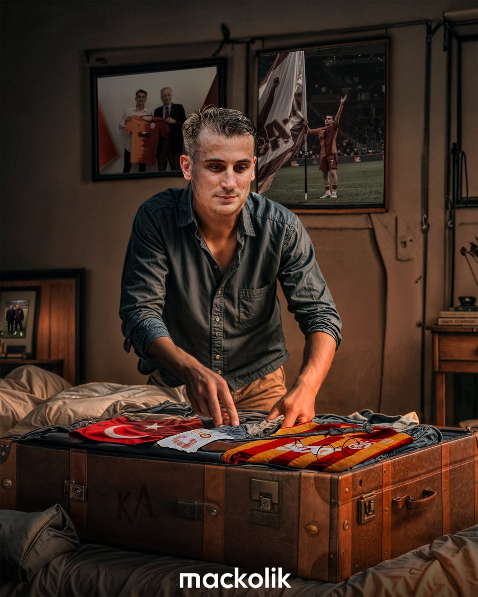 mackolik's tweet photo. "Ayrılık da sevdâya dahil,
Çünkü ayrılanlar hâlâ sevgili."

Kerem Aktürkoğlu, Benfica'ya giderken Galatasaray'da sayısız hatıra, şampiyonluklar ve kaptanlık pazubandını bırakıyor ❤️ https://t.co/bWpjWDMdQE