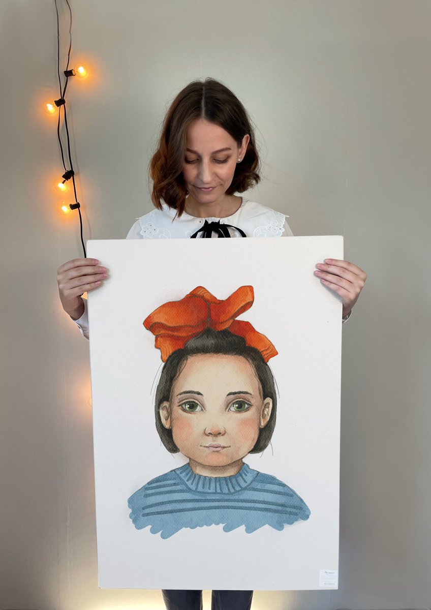 emma_mars_'s tweet photo. Drawing process #draw  #paint #illustraion #art #watercolor #tutorial https://t.co/pqaosKetA7
