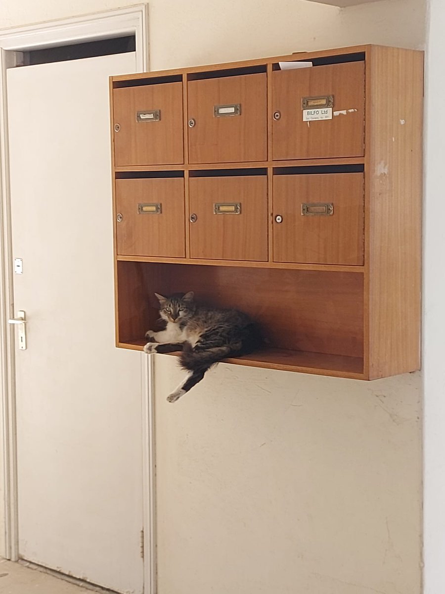 Περιμένοντας το ταχυδρόμο.