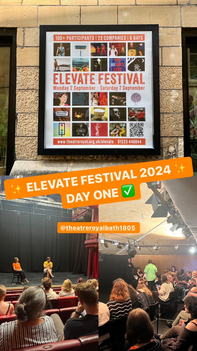 Engage: Adult Engagement Programme (@trbengage) on Twitter photo ⭐️ ELEVATE FESTIVAL 2024 IS OPEN ⭐️
What a day it was yesterday to launch this year's festival!
🎭 An industry session led by the wonderful <a href="/newoldfriends/">New Old Friends</a>, followed by 'For Hearts Sake', 'Richard Ingham's Poetry' and scratch theatre brought to us by <a href="/EMERGEinBath/">EMERGE Creative Studio</a> 🎭 ⭐️ ELEVATE FESTIVAL 2024 IS OPEN ⭐️
What a day it was yesterday to launch this year's festival!
🎭 An industry session led by the wonderful <a href="/newoldfriends/">New Old Friends</a>, followed by 'For Hearts Sake', 'Richard Ingham's Poetry' and scratch theatre brought to us by <a href="/EMERGEinBath/">EMERGE Creative Studio</a> 🎭
