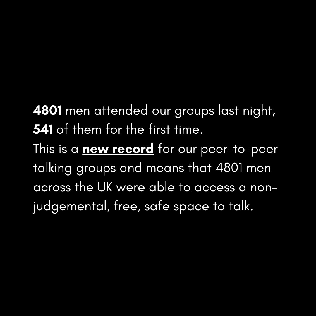 andysmanclubuk's tweet photo. It's great to see that so many guys are accessing support...
Thank you so much to everyone who supports us as a charity. Whether that's by sharing our posts, doing fundraisers or volunteering. It all counts and helps towards our goal to #GetMenTalking ♥️ https://t.co/PRbxnL8IbN