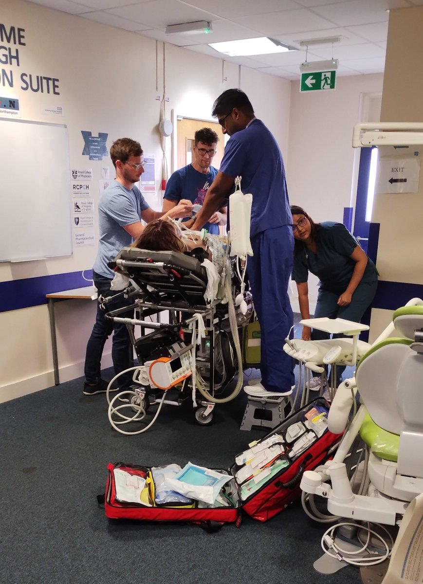 NGHSim_Resus's tweet photo. Here's a throwback to last Friday's very eventful transfer training day @NGHnhsTrust! All candidates did superbly and it was great to have you here! #EMAS #EmergencyTransfer #HealthcareSimulation #SimulationTraining #Northampton #SimulationSuite #NorthamptonGeneralHospital #NGH https://t.co/OxZlg4QgI6
