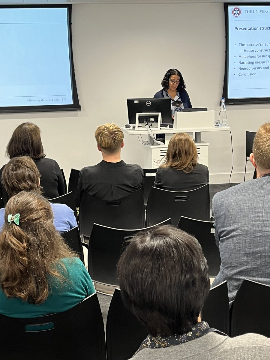The parallel panels continue at AGS 2024 - a fascinating paper about social and cognitive difference in ETA Hoffmann’s Rat Krespel by <a href="/BodammerEleoma/">Dr Eleoma Bodammer, SFHEA</a> of <a href="/LLCatEdinburgh/">LLCatEdinburgh</a> and <a href="/LeverhulmeTrust/">The Leverhulme Trust</a> fellow