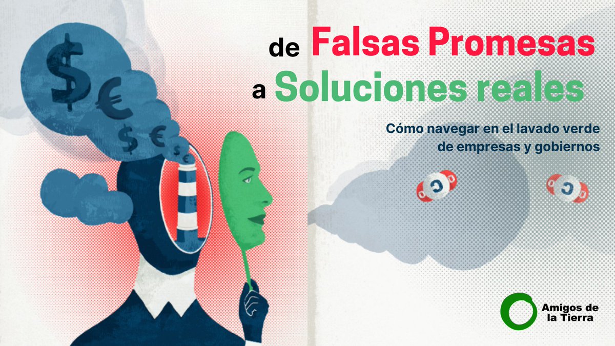 🪤 ¡No caigas en la trampa de mentiras del #LavadoVerde #greenwashing!
🔍Ponemos bajo la lupa #FalsasSoluciones de la industria para desmontar dato a dato sus engaños y reclamar las soluciones REALES, que las hay, a la #CrisisClimática y de #Biodiversidad
tierra.org/falsas-solucio…
