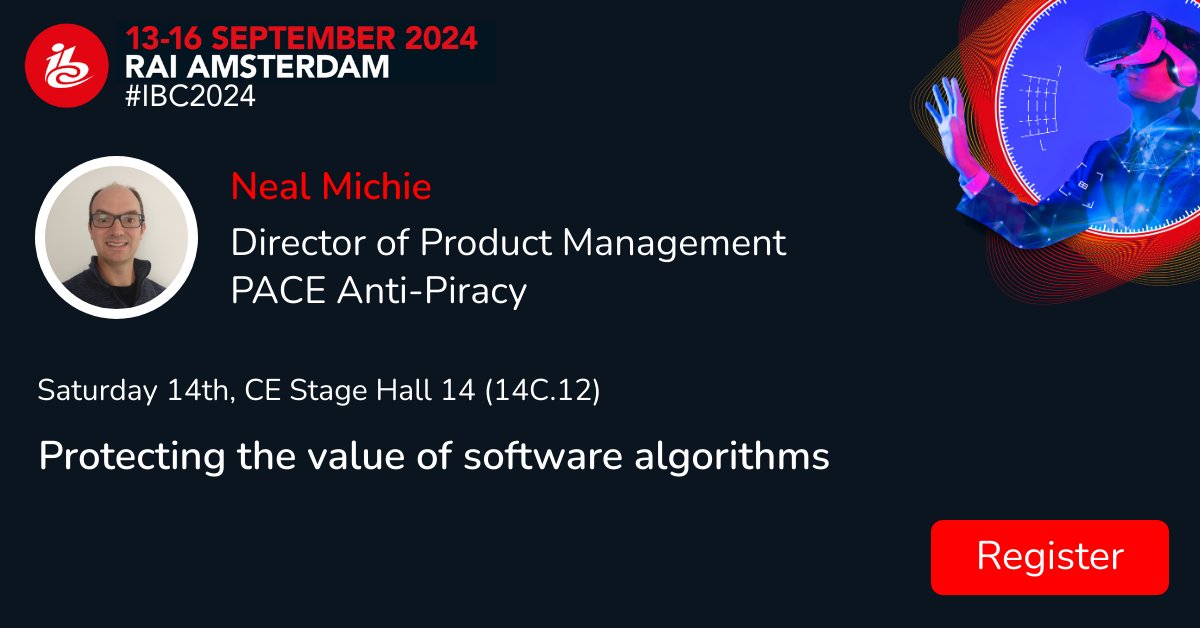I'll be speaking at #IBC2024, Europe's leading event for the media and entertainment industry, from 13th to 16th September at the RAI Amsterdam. 👉 Register NOW.