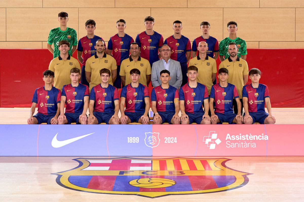 FCBfutbolsala's tweet photo. Barça Juvenil 2024/25 https://t.co/V5wYxPs4AA