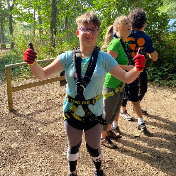 We had a fantastic time at Go Ape Temple Newsam last Thursday! Very challenging! Thanks goes to <a href="/TNLComFund/">The National Lottery Community Fund</a> for allowing us to run these trips!