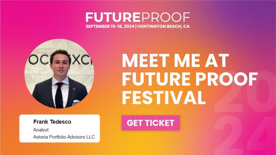ftedescoiii's tweet photo. Will you be attending @FutureProof_HQ? If you are interested in meeting with Astoria Portfolio Advisors and me, let me know and we can schedule a time to connect. 
See you in Huntington Beach! 
https://t.co/jsyLEEYRJE
https://t.co/ZW6ZjieWwr

#FutureProof #Finance #Conference https://t.co/beOV5EWJgJ
