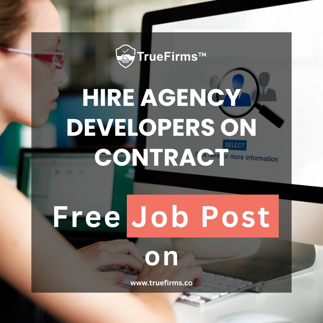 🚀Elevate Your Remote Hiring with TrueFirms!🌍

Post jobs for FREE, hire top remote talent in 48 hours, and connect with professionals across 88+ countries. Perfect for B2B agencies looking to expand!

Explore available jobs and register today: TrueFirms

#Hiring #B2B #JobPosting