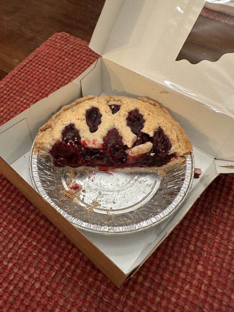 The only thing I could find in the fridge for breakfast … bummer.