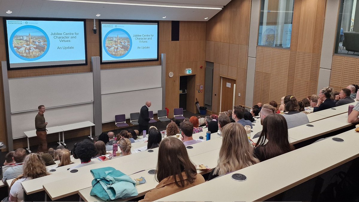 Great to hear from Prof. Tom Harrison providing our staff with updates from the Jubilee Centre &amp; Character Education #TeamUoBS #uob #StaffDevelopment #CharacterEducation #SchoolofCharacter #birmingham