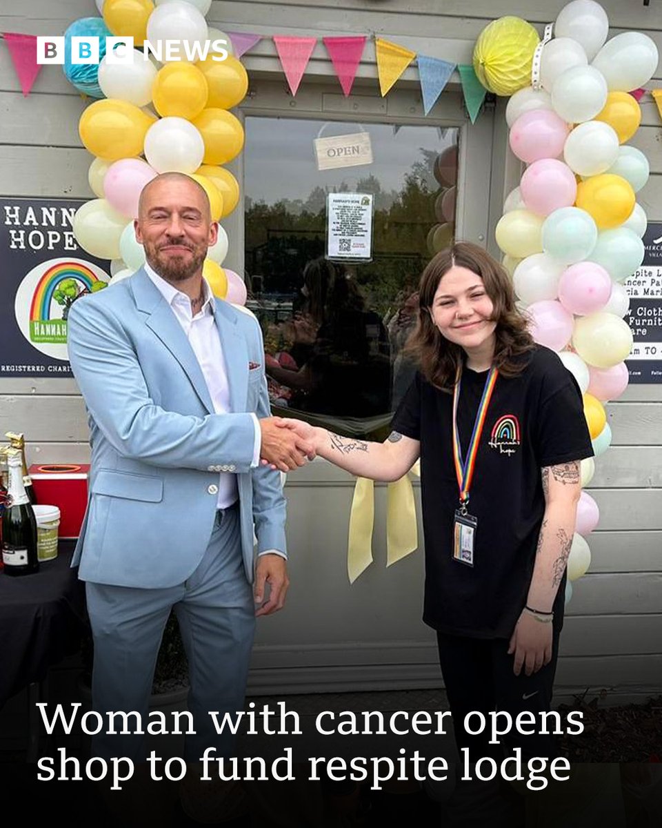 "Hannah just wants to do something for every other teenager in this situation and we are totally behind her" ♥️

Hannah Roberts aims to raise £203,000 to create a lodge at Mercia Marina for people under the care of the Teenage Cancer Trust.

Read more: bbc.in/3XrKq42