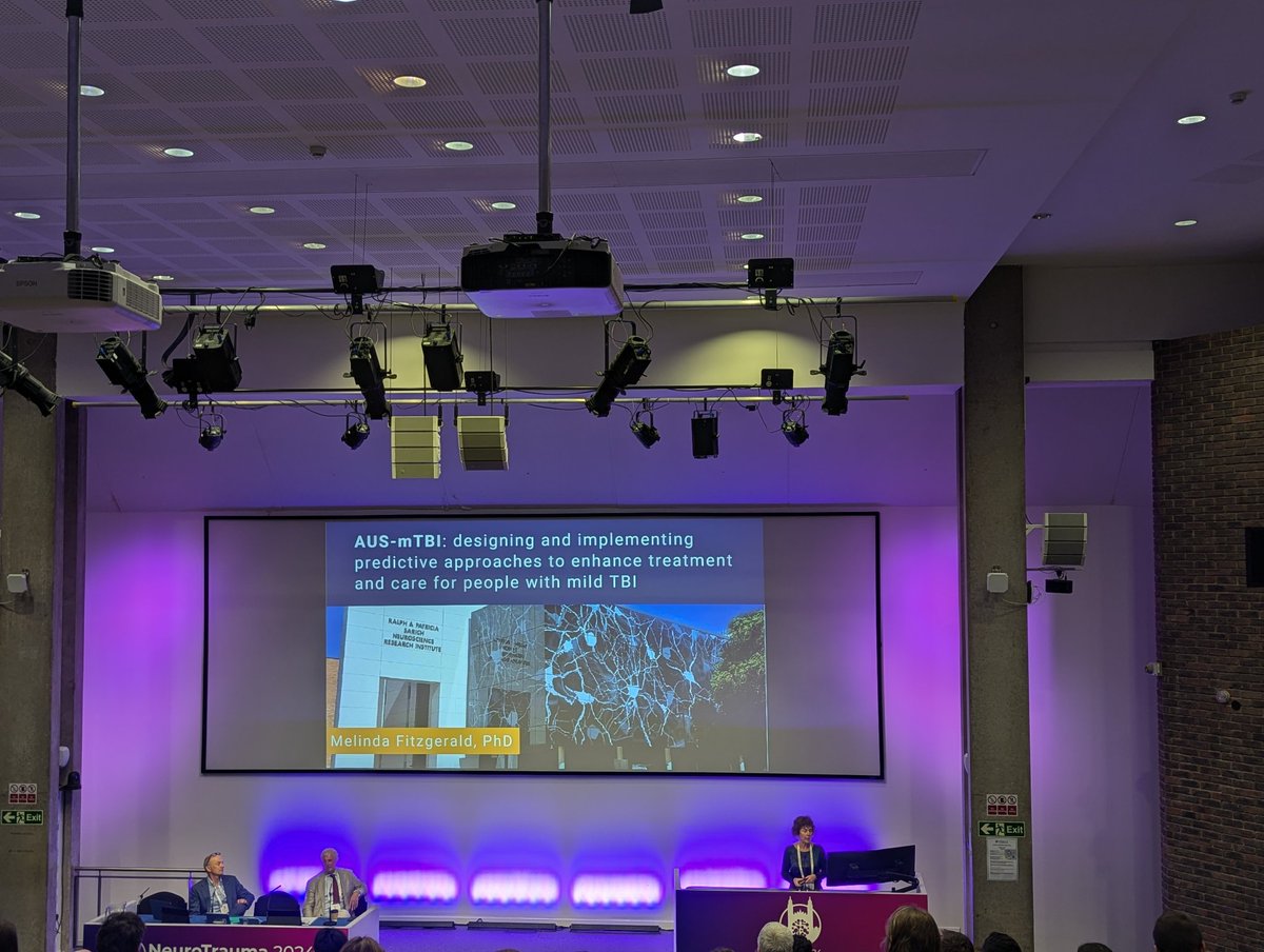 HAPPENING NOW #INTS2024 <a href="/lindy_melinda/">Melinda Fitzgerald</a> presenting the AUS-mTBI study in the Babbage theatre @cambri
<a href="/INTS2024/">INTS 2024</a>
